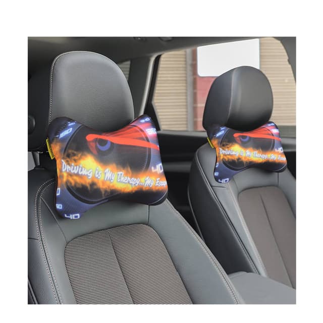 Orka Travel Digital Printed Microbeads Car Neck Pack of 2