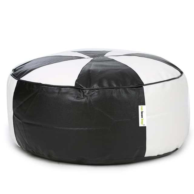 Can Bean Bags Art Leather Pouf Filled With Beans