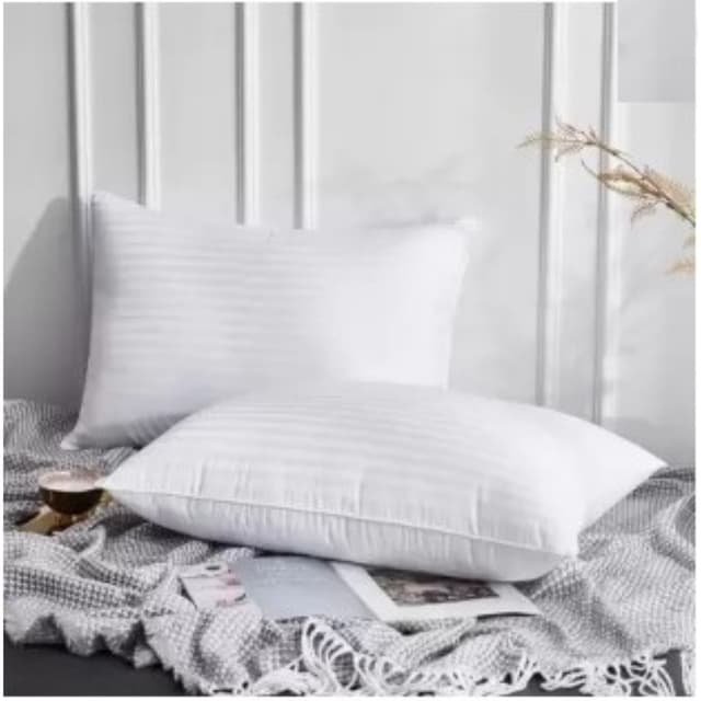 OrkaSleep Everyday Luxurious Microfiber Quilted Polyester Fibre Solid Sleeping Pillow