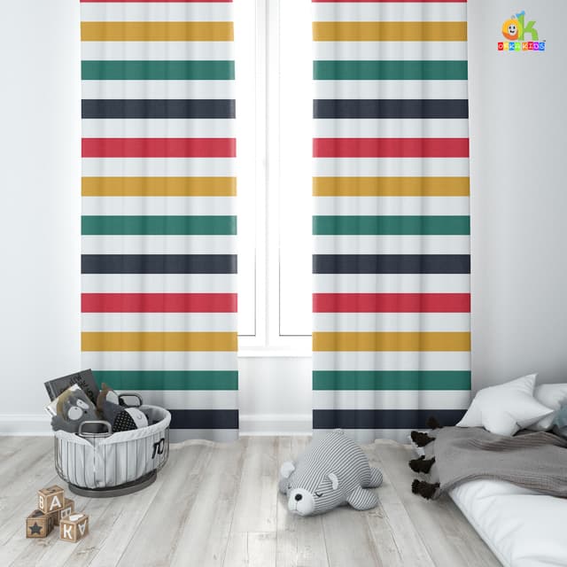 Orka Kids Door Curtain Pack of 2, (D47)