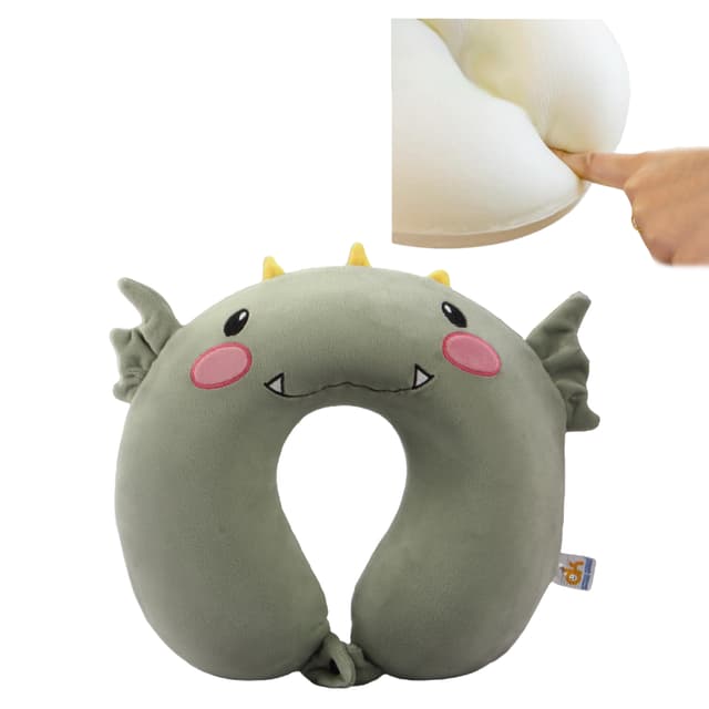 Orka Kids Embroidery Memory Foam U Neck Pillow (D1)