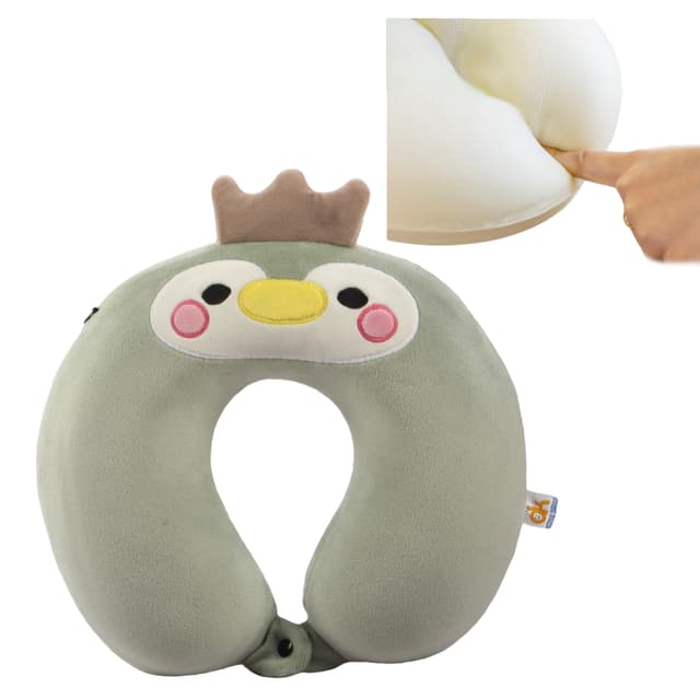 Orka Kids Embroidery Memory Foam Neck Pillow (D2)