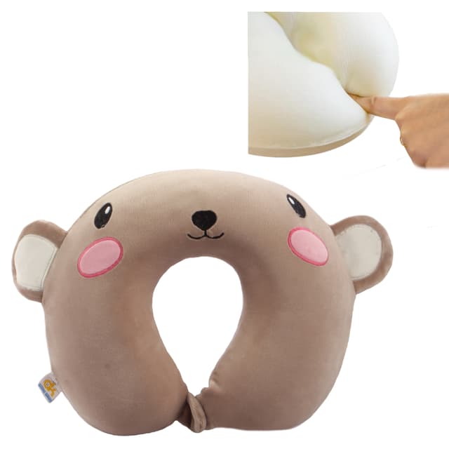 Orka Kids Embroidery Memory Foam Neck Pillow (D3)