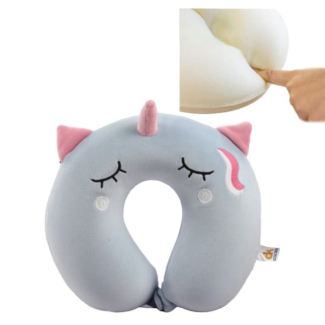 Orka Kids Embroidery Memory Foam Neck Pillow (D4)
