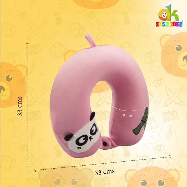 Orka Kids Embroidery Memory Foam Neck Pillow (D5)