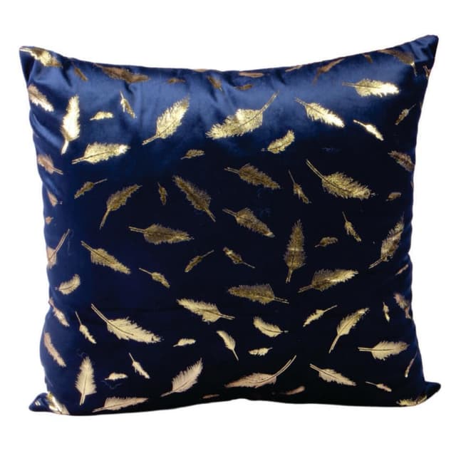 Orka Home 16x16 Microfiber Gold Foil Cuhsion