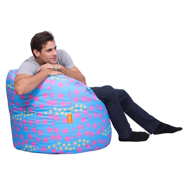 Can bean bags Digital Printed XXXL Big Boss Chair (Star)