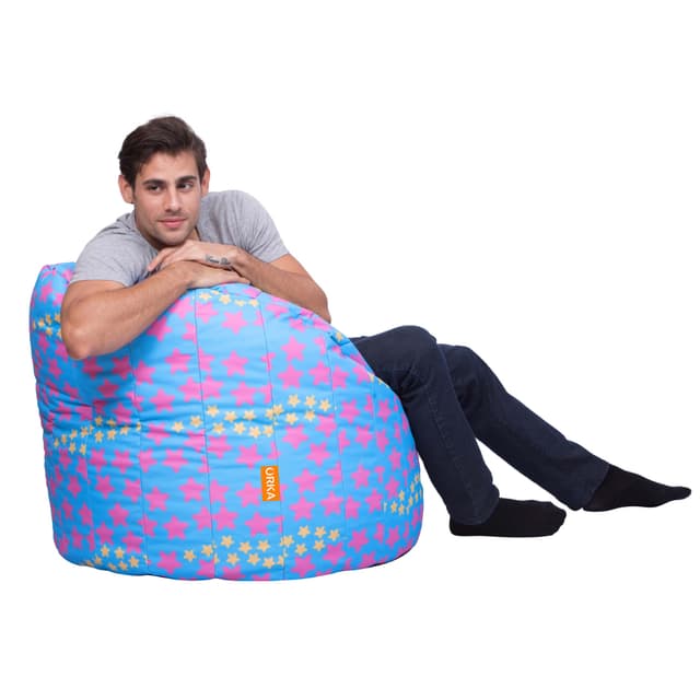 Can bean bags Digital Printed XXXL Big Boss Chair (Star)