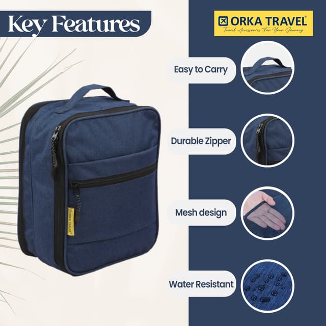 Orka Travel Cuper Shoe Bags, Footwear Organizer, Sandal, Slipper, Portable Travel Bag