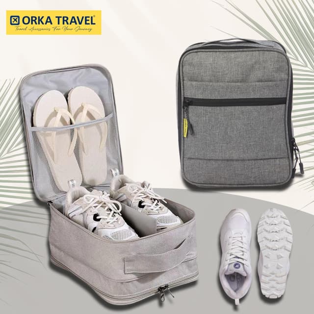 Orka Travel Cuper Shoe Bags, Footwear Organizer, Sandal, Slipper, Portable Travel Bag