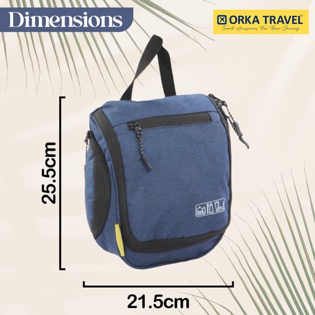 Orka Travel RoxyRotatable Hook Hanging Toiletry Bag Travel Essentials Organizer