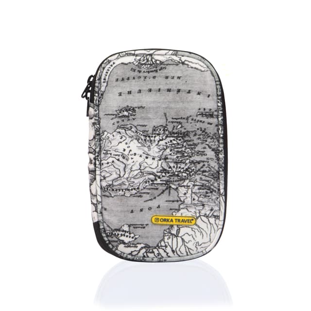 Orka Travel Digital Printed Passport Holder - Aegean Sea