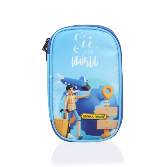 Orka Travel Digital Printed Passport Holder - See The World