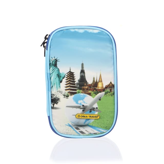 Orka Travel Digital Printed Passport Holder - Taking Flight