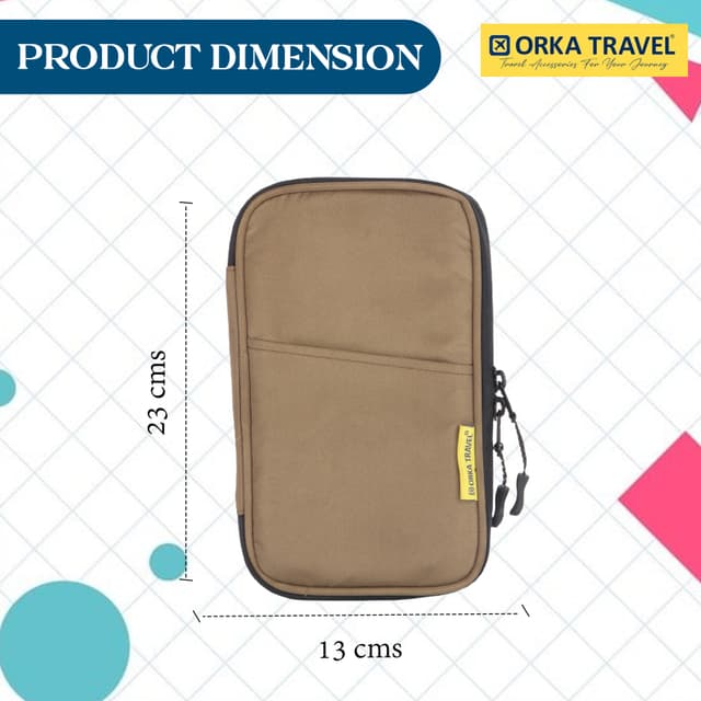Orka Travel Solid Passport Holder