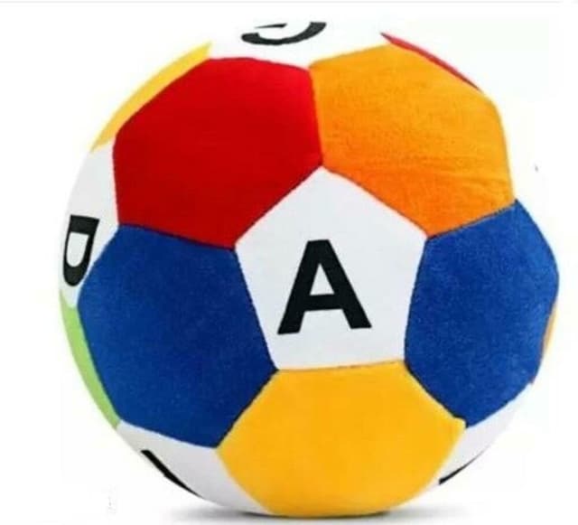 Orka Kids Hand Ball Printed Colorful Medium Ball Plush Soft Toy
