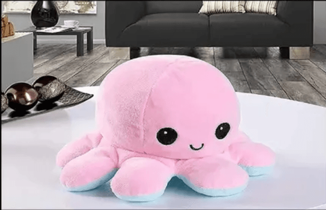 Orka Kids Two in One Soft Toy Set for Children, Assorted Characters (Octopus)