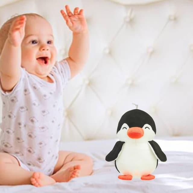 Orka Kids Penguin Black, Plush/Soft Toy for Boys, Teddy Bear, loveble,Huggable, Girls and Kids, Super-Soft, Safe, Great Birthday Gift