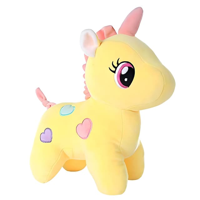 Soft Stuffed Plush Unicorn Soft Toys (Super Soft Stuffed Baby Unicorn Soft Toys for Boys and Girls), Yellow