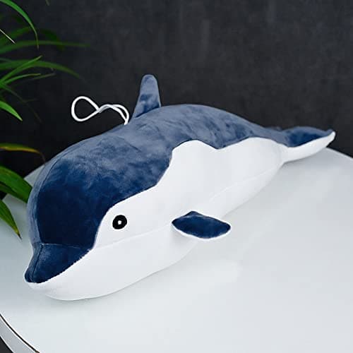 Orka Kids Decorative Set of 1 Friendly Happy Dolphins Soft Toys Valentine's Gift for Girlfriend, Boyfriend, Husband/Wife, Girls, Boys, Anniversary