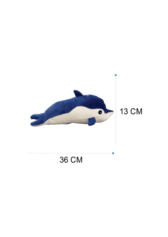 Orka Kids Decorative Set of 1 Friendly Happy Dolphins Soft Toys Valentine's Gift for Girlfriend, Boyfriend, Husband/Wife, Girls, Boys, Anniversary