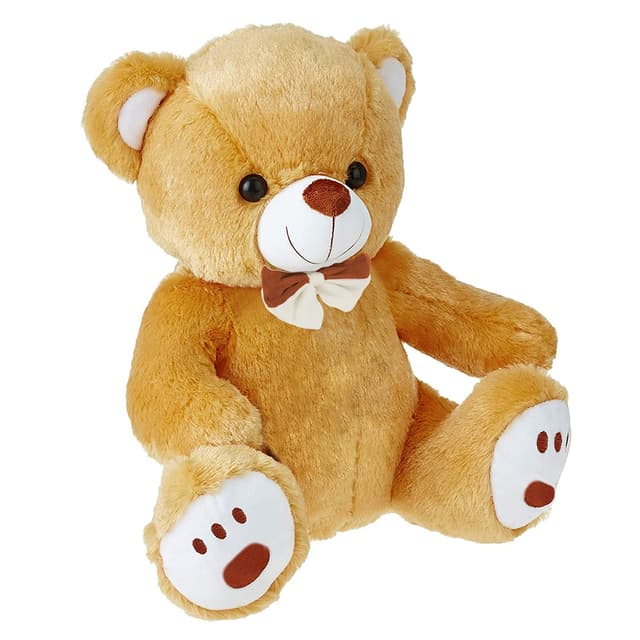 Orka Kids Teddy Bow Penguin/Rainbow Teddy Toys Kids Children Girls for PLAING Gifting Birthday Anniversary Valentine Gifts (Brown Cap Teddy)