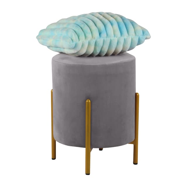 Primrose Velvet Round Ottoman with Hidden Storage, Round Stools for Sitting, Suitable for Bedroom, Living Room, Velvet Square Storage Ottomans (Eric)
