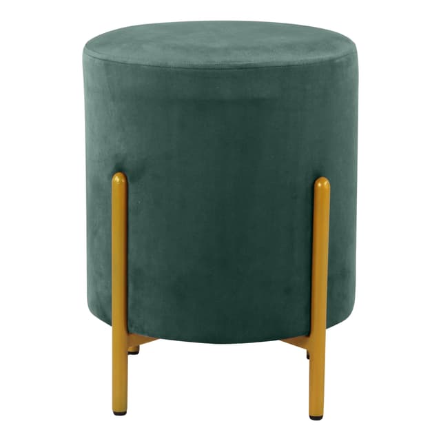 Primrose Velvet Round Ottoman with Hidden Storage, Round Stools for Sitting, Suitable for Bedroom, Living Room, Velvet Square Storage Ottomans (Eric)