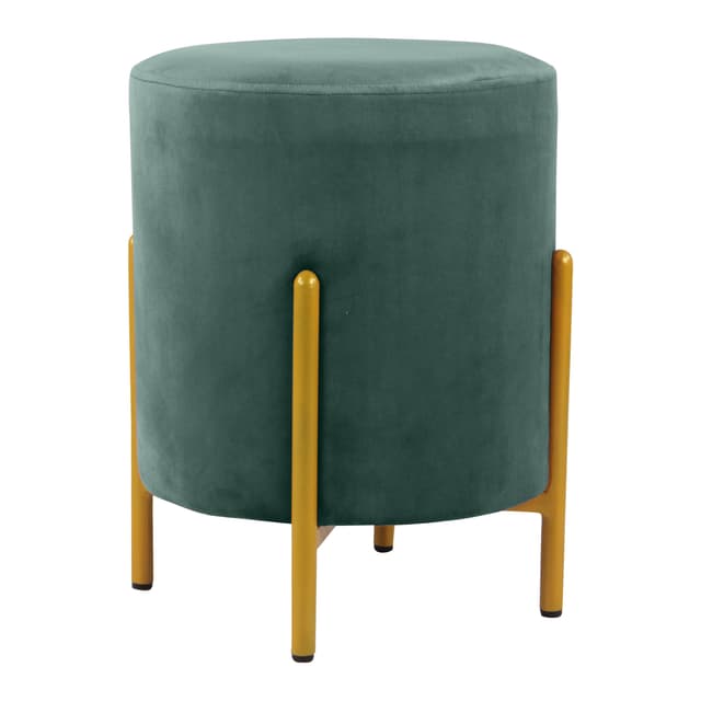 Primrose Velvet Round Ottoman with Hidden Storage, Round Stools for Sitting, Suitable for Bedroom, Living Room, Velvet Square Storage Ottomans (Eric)