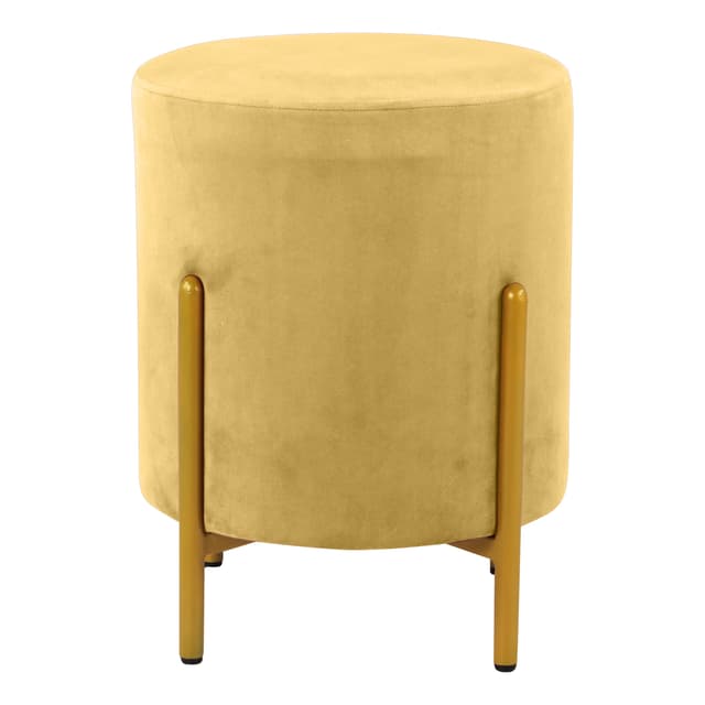Primrose Velvet Round Ottoman with Hidden Storage, Round Stools for Sitting, Suitable for Bedroom, Living Room, Velvet Square Storage Ottomans (Eric)