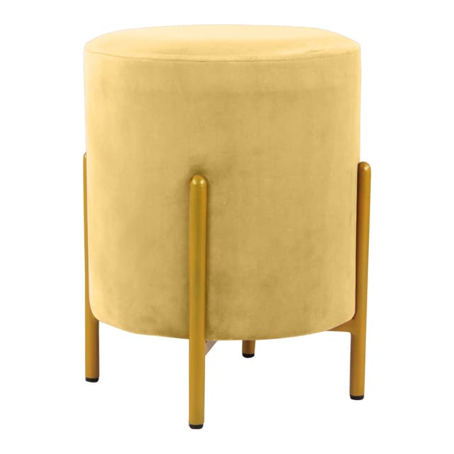 Primrose Velvet Round Ottoman with Hidden Storage, Round Stools for Sitting, Suitable for Bedroom, Living Room, Velvet Square Storage Ottomans (Eric)