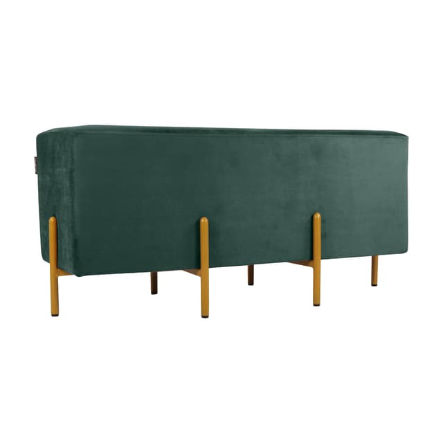 Primrose Ottoman Pouffes for Sitting Stool for Living Room Sitting Puffy Wooden Stools Chair Living Room Furniture Footrest Pouf Foot Stool for Office Room Decor, 42x16x18 inch (Fresca)