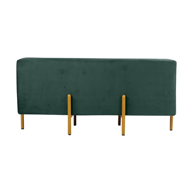 Primrose Ottoman Pouffes for Sitting Stool for Living Room Sitting Puffy Wooden Stools Chair Living Room Furniture Footrest Pouf Foot Stool for Office Room Decor, 42x16x18 inch (Fresca)