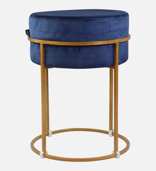 Primrose Ottoman Pouffes for Sitting Stool for Living Room Sitting Puffy Wooden Stools Chair Living Room Furniture Footrest Pouf Foot Stool for Office Room Decor (Glen)