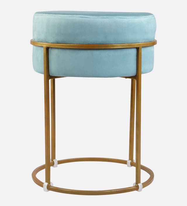 Primrose Ottoman Pouffes for Sitting Stool for Living Room Sitting Puffy Wooden Stools Chair Living Room Furniture Footrest Pouf Foot Stool for Office Room Decor (Glen)