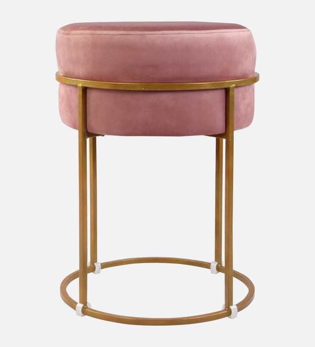 Primrose Ottoman Pouffes for Sitting Stool for Living Room Sitting Puffy Wooden Stools Chair Living Room Furniture Footrest Pouf Foot Stool for Office Room Decor (Glen)