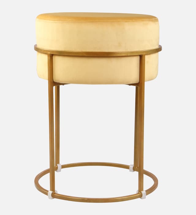 Primrose Ottoman Pouffes for Sitting Stool for Living Room Sitting Puffy Wooden Stools Chair Living Room Furniture Footrest Pouf Foot Stool for Office Room Decor (Glen)
