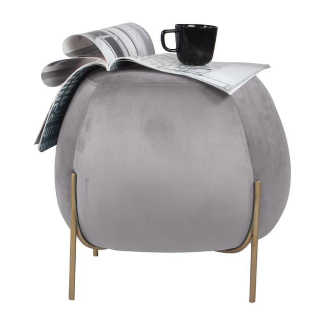 Primrose Ottoman Pouffes for Sitting Stool for Living Room Sitting Puffy Wooden Stools Chair Living Room Furniture Footrest Pouf Foot Stool for Office Room Decor, (Otto)