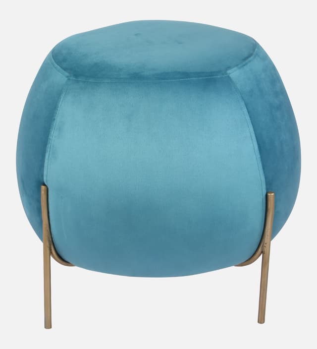 Primrose Ottoman Pouffes for Sitting Stool for Living Room Sitting Puffy Wooden Stools Chair Living Room Furniture Footrest Pouf Foot Stool for Office Room Decor, (Otto)