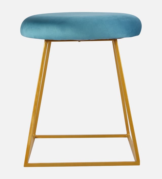 Primrose Ottoman Pouffes for Sitting Stool for Living Room Sitting Puffy Wooden Stools Chair Living Room Furniture Footrest Pouf Foot Stool for Office Room Decor (Pristy)
