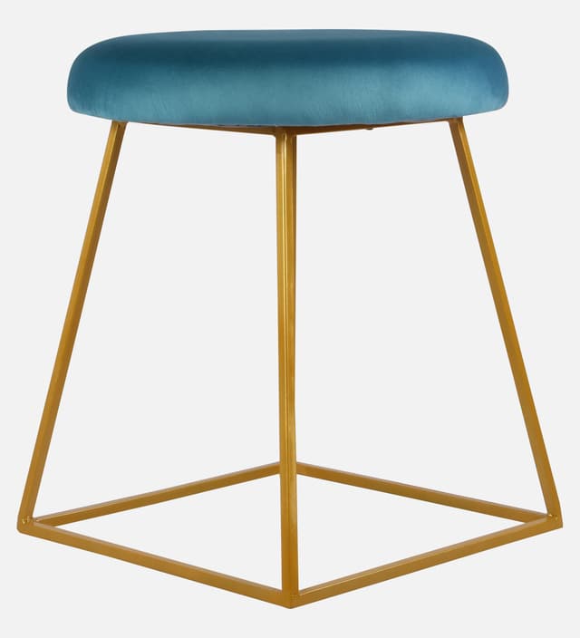Primrose Ottoman Pouffes for Sitting Stool for Living Room Sitting Puffy Wooden Stools Chair Living Room Furniture Footrest Pouf Foot Stool for Office Room Decor (Pristy)