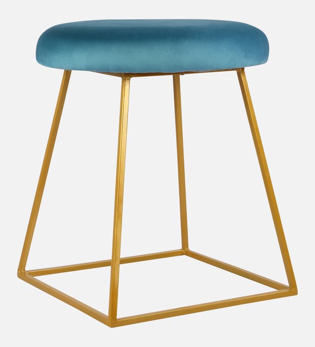 Primrose Ottoman Pouffes for Sitting Stool for Living Room Sitting Puffy Wooden Stools Chair Living Room Furniture Footrest Pouf Foot Stool for Office Room Decor (Pristy)