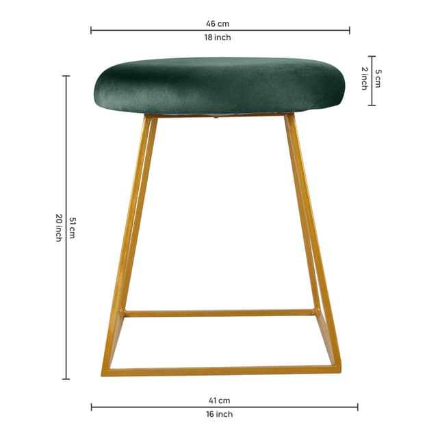 Primrose Ottoman Pouffes for Sitting Stool for Living Room Sitting Puffy Wooden Stools Chair Living Room Furniture Footrest Pouf Foot Stool for Office Room Decor (Pristy)