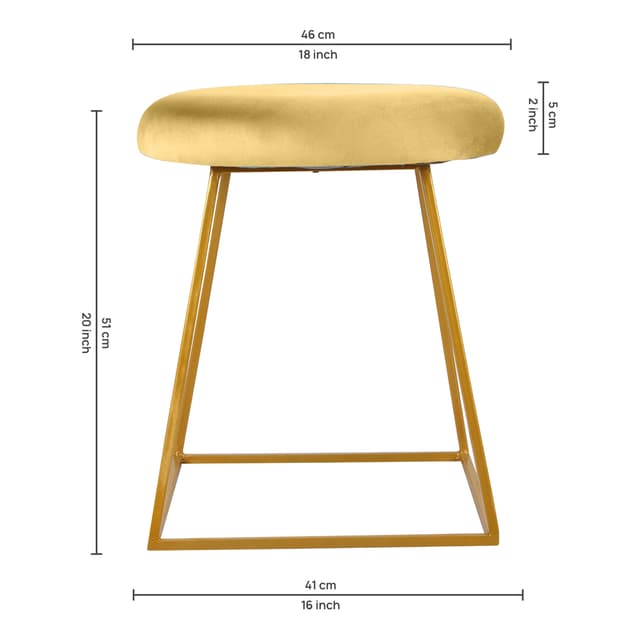 Primrose Ottoman Pouffes for Sitting Stool for Living Room Sitting Puffy Wooden Stools Chair Living Room Furniture Footrest Pouf Foot Stool for Office Room Decor (Pristy)