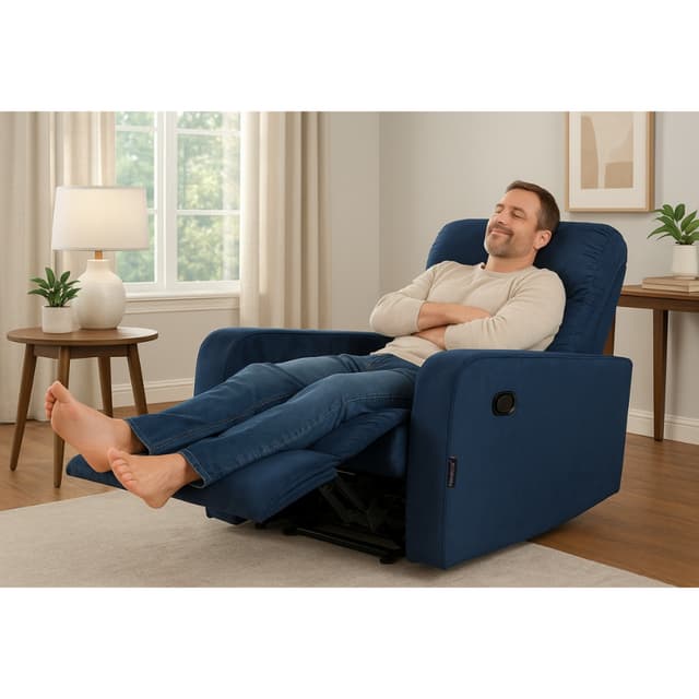 Primrose Trendz HL Fabric Single Seater Living Room Manual Recliner