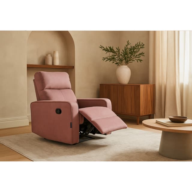 Primrose TL HL Fabric Single Seater Living Room Manual Recliner