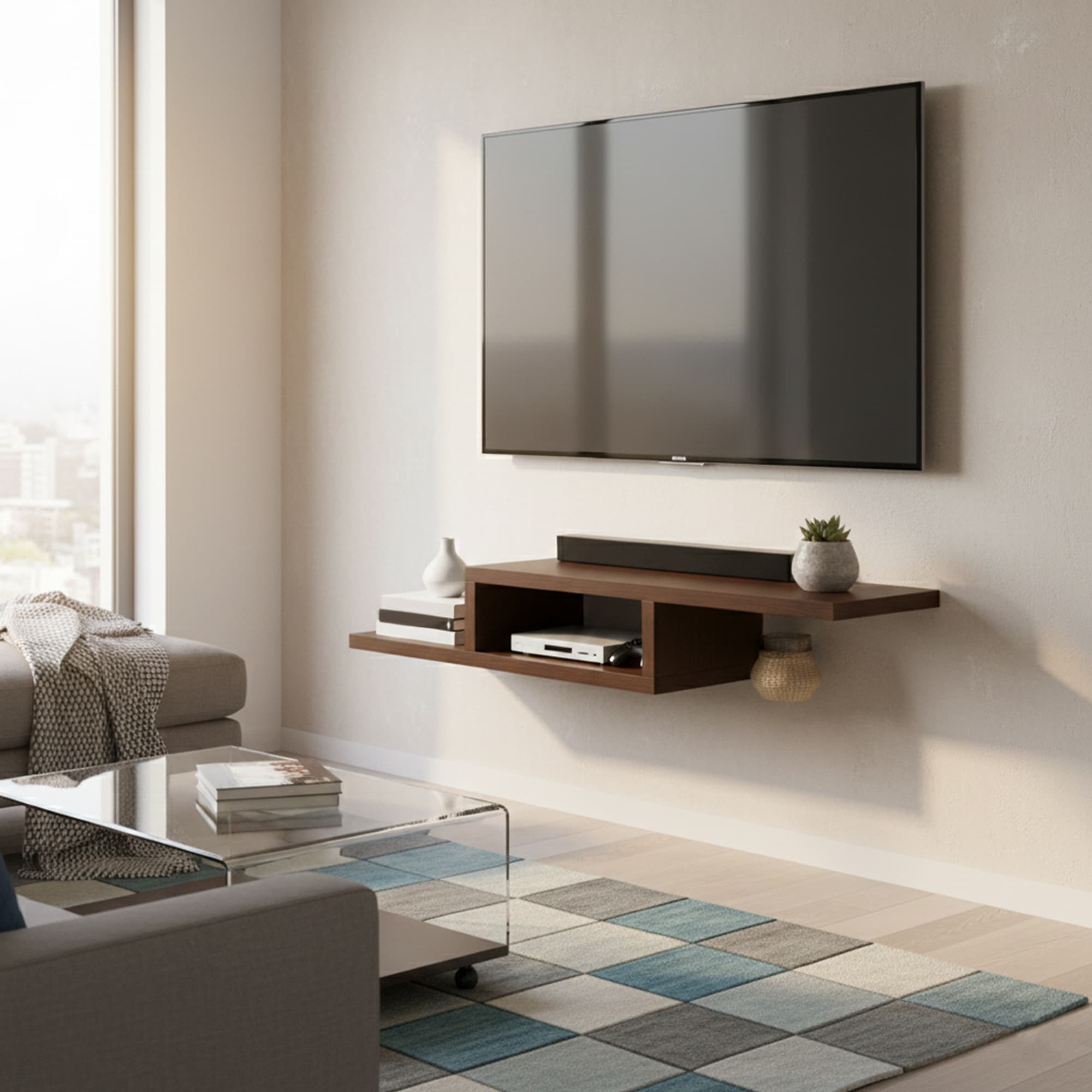 PrimRose TV104 Wall Mounted, Cabinet for Wall view 2