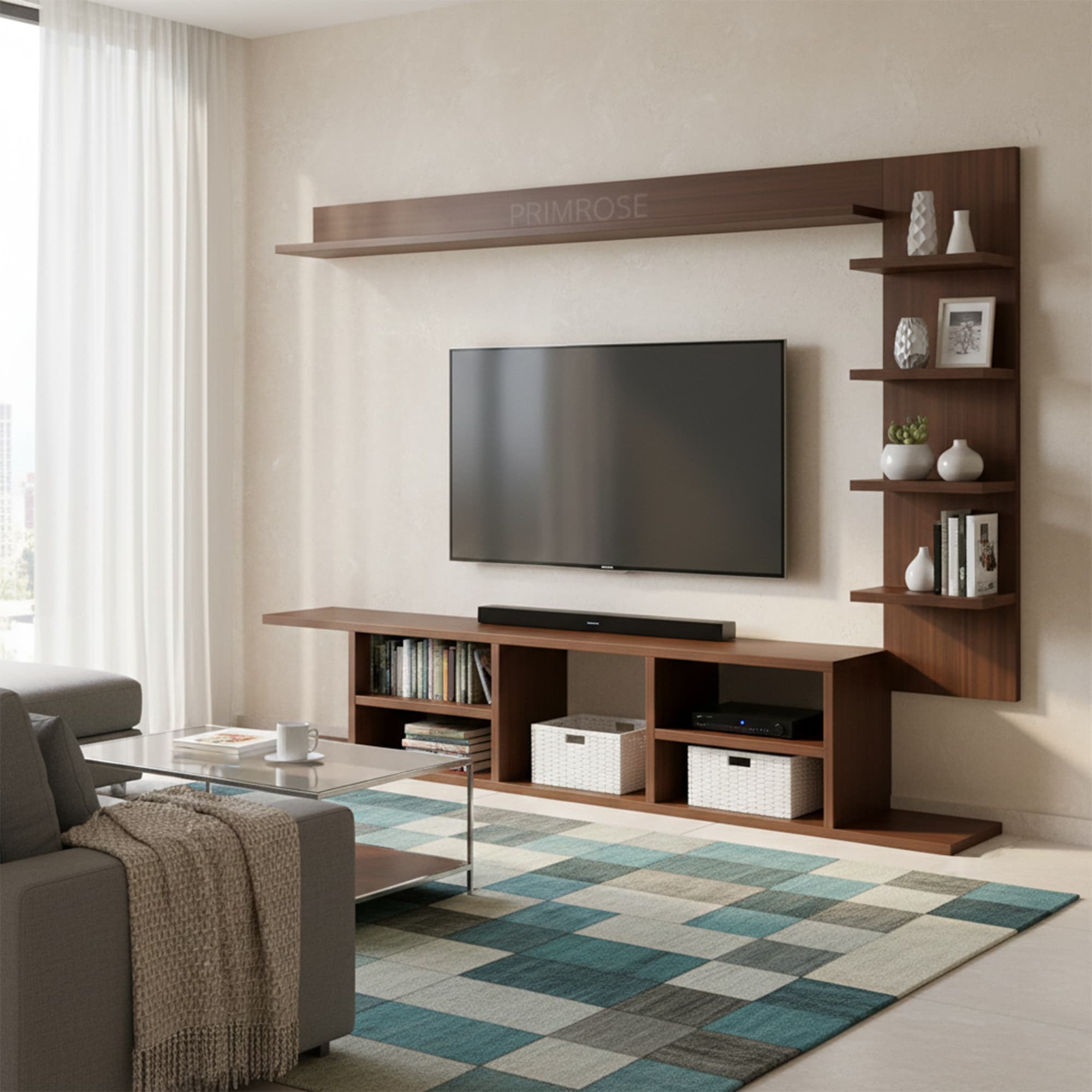 PrimRose TV103 Wall Mounted, Cabinet for Wall view 4