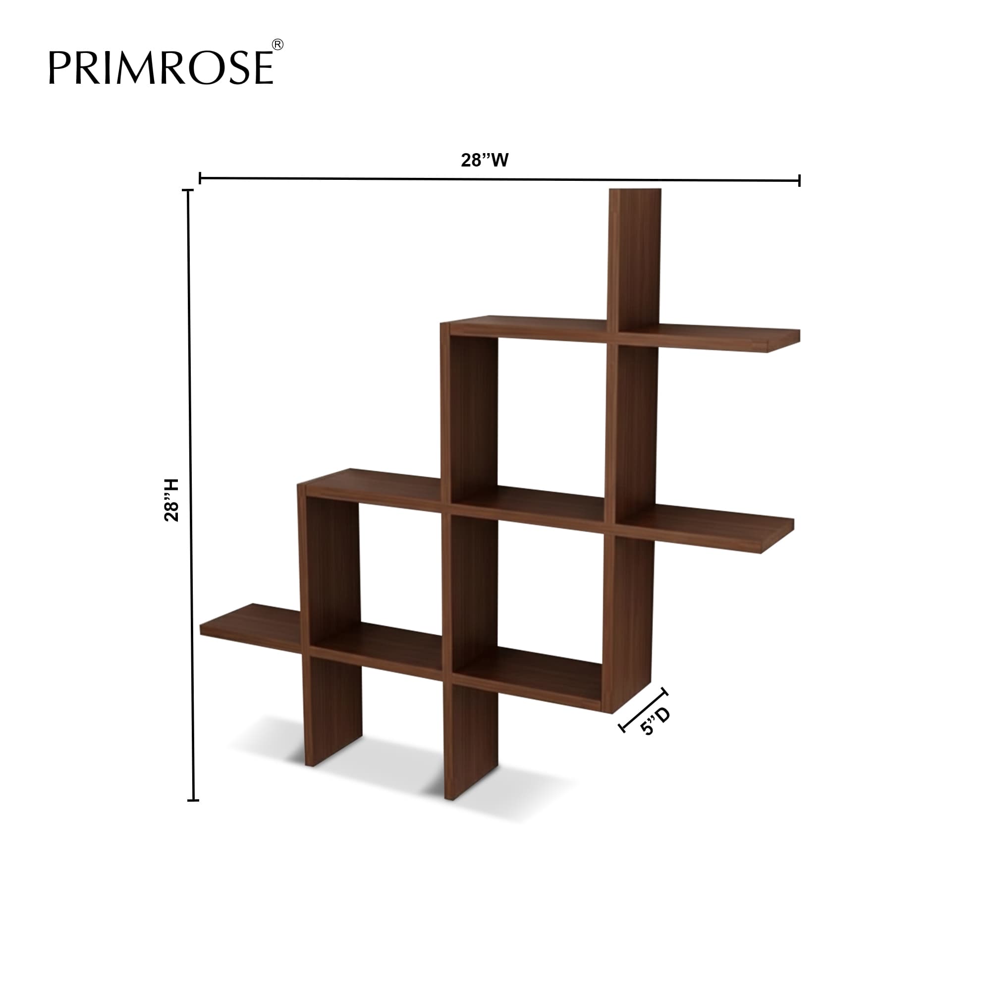 Primrose Wall Shelf - W 102 / 28''(W) x 28''(H) x 5'' (D) view 7