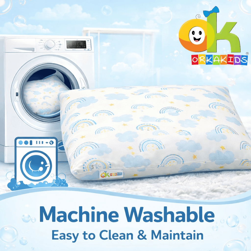 Orka Kids Memory Foam Pillow Sunshine Design view 4